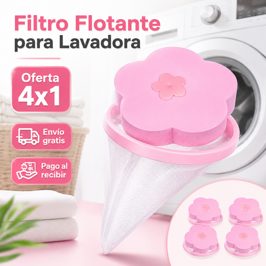 Filtro Flotante para Lavadora ¡Ofera 4x1! 🌀