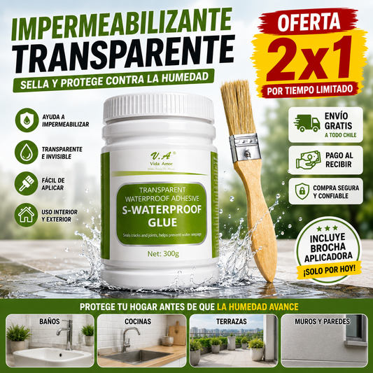 Sellador Impermeabilizante Invisible para Grietas y Humedad 💧